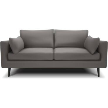 3d realistic vector gray sofa, couch on a white background. Isolated.
